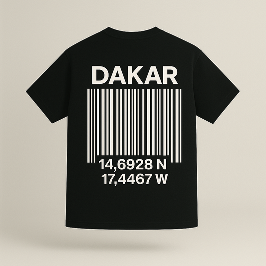 T-shirt “DAKAR Code” – Noir